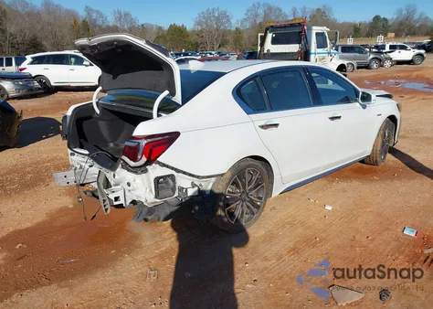 2018 Acura Rlx Sport Hybrid Advance Package z USA, uszkodzony, nr VIN JH4KC2F90JC000306